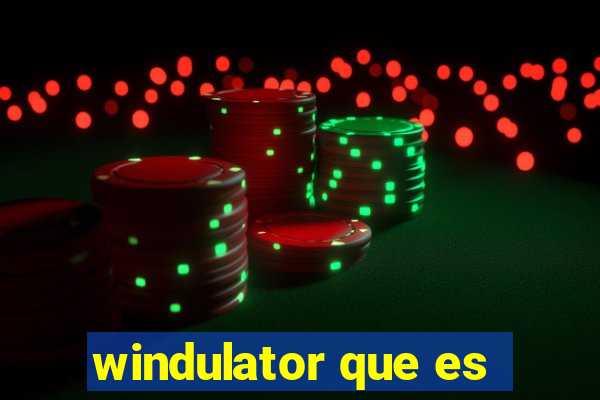 windulator que es